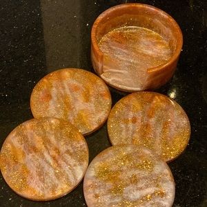 Resin Coaster Set